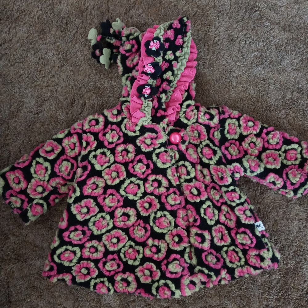 Corky & Company Pink Flower Coat